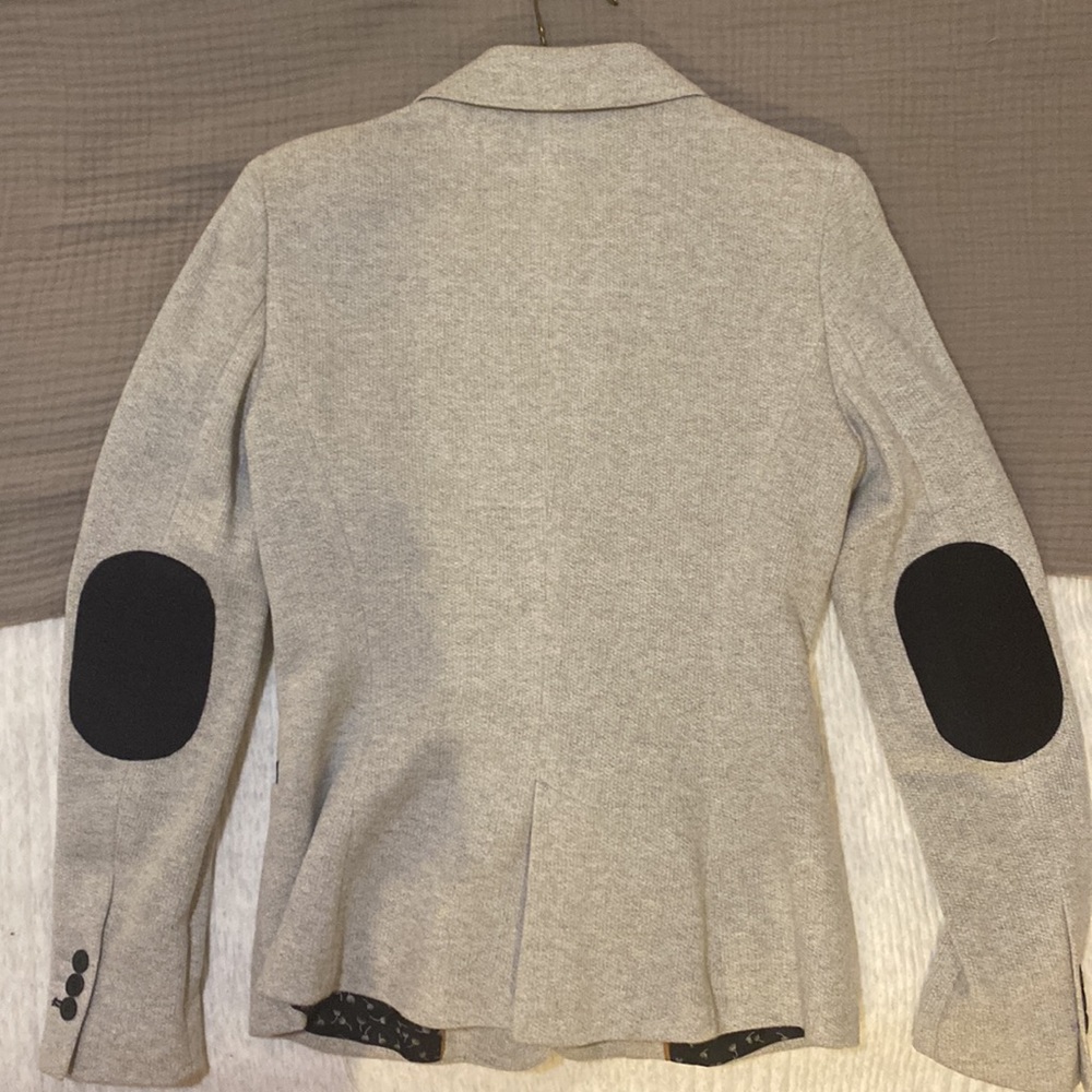 Zara Chic Preppy Gray Blazer - image 3